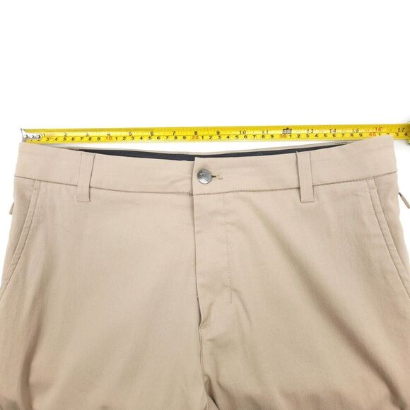 BIRDDOGS Jeff Pesos Tailored Slim Fit Stretch Pants Driftwood Khaki Tan 32x31 - Picture 3 of 8